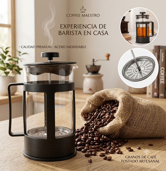 PRENSA FRANCESA DE CAFE 600ml