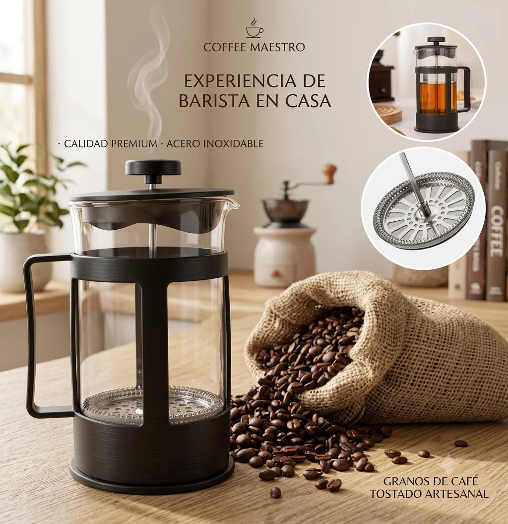 PRENSA FRANCESA DE CAFE 600ml